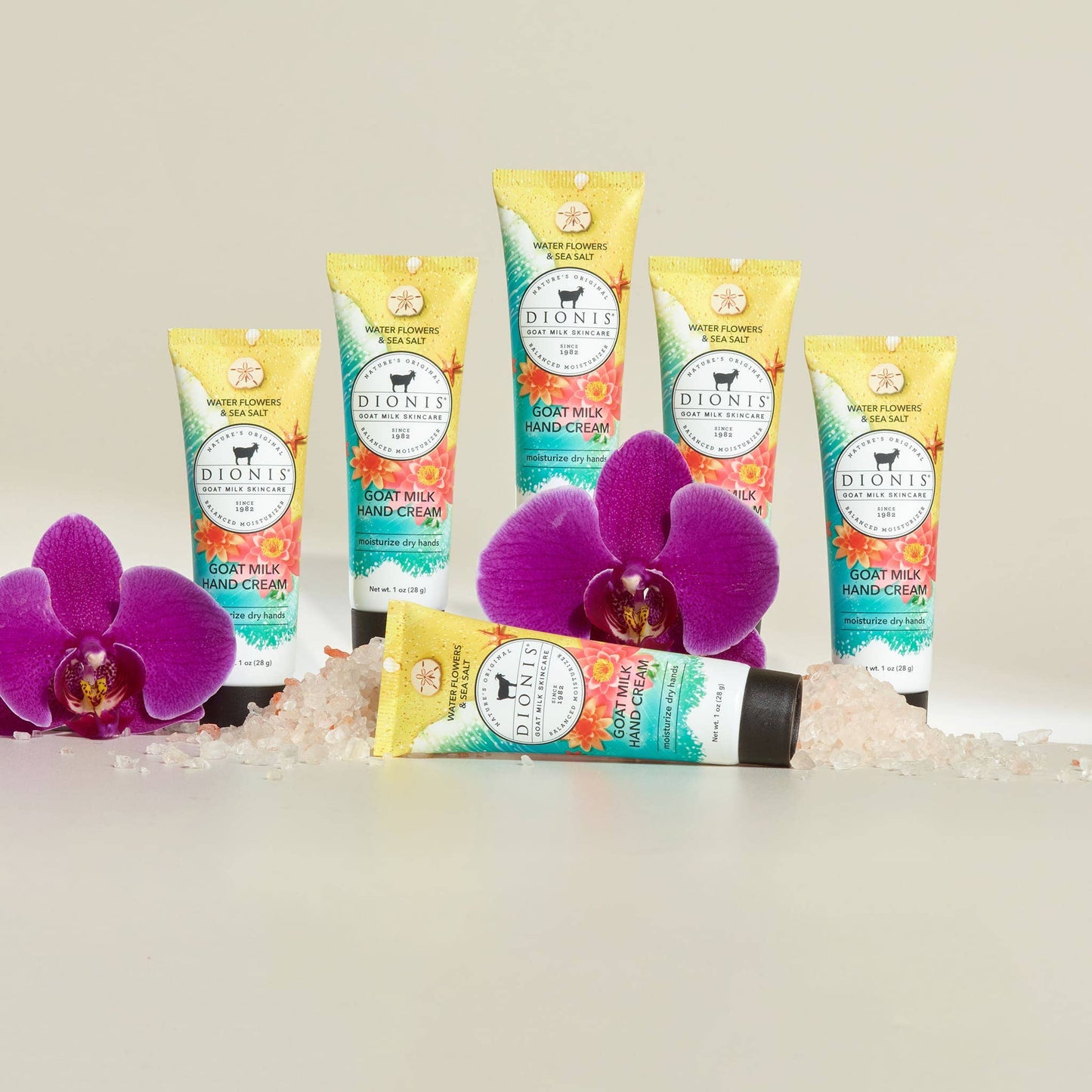 Dionis Water Flowers & Sea Salt Goat Milk Hand Cream 1oz