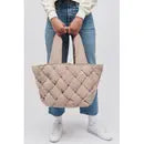 Nude Intuition East West Woven Nylon Tote
