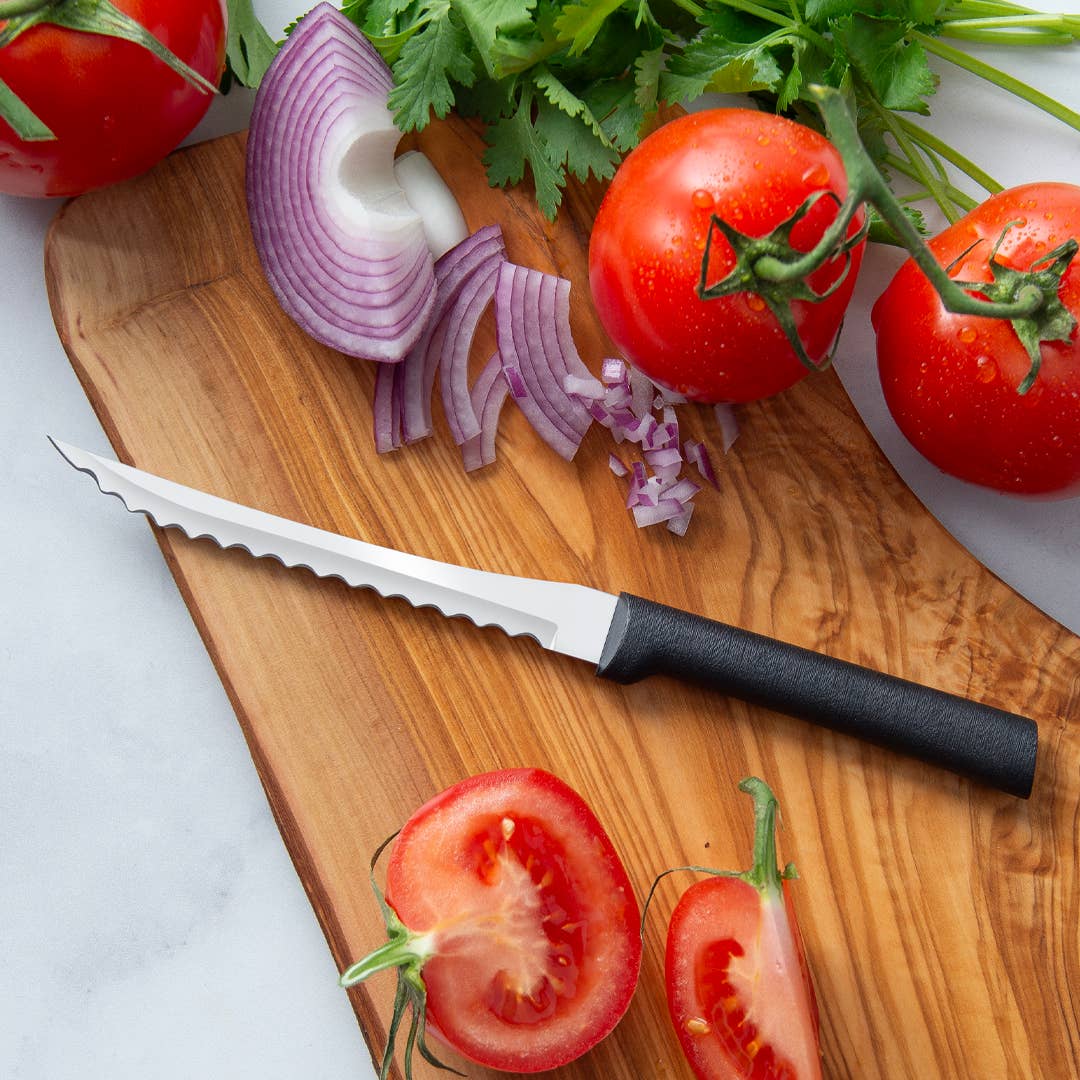 Tomato Slicer - Black Handle