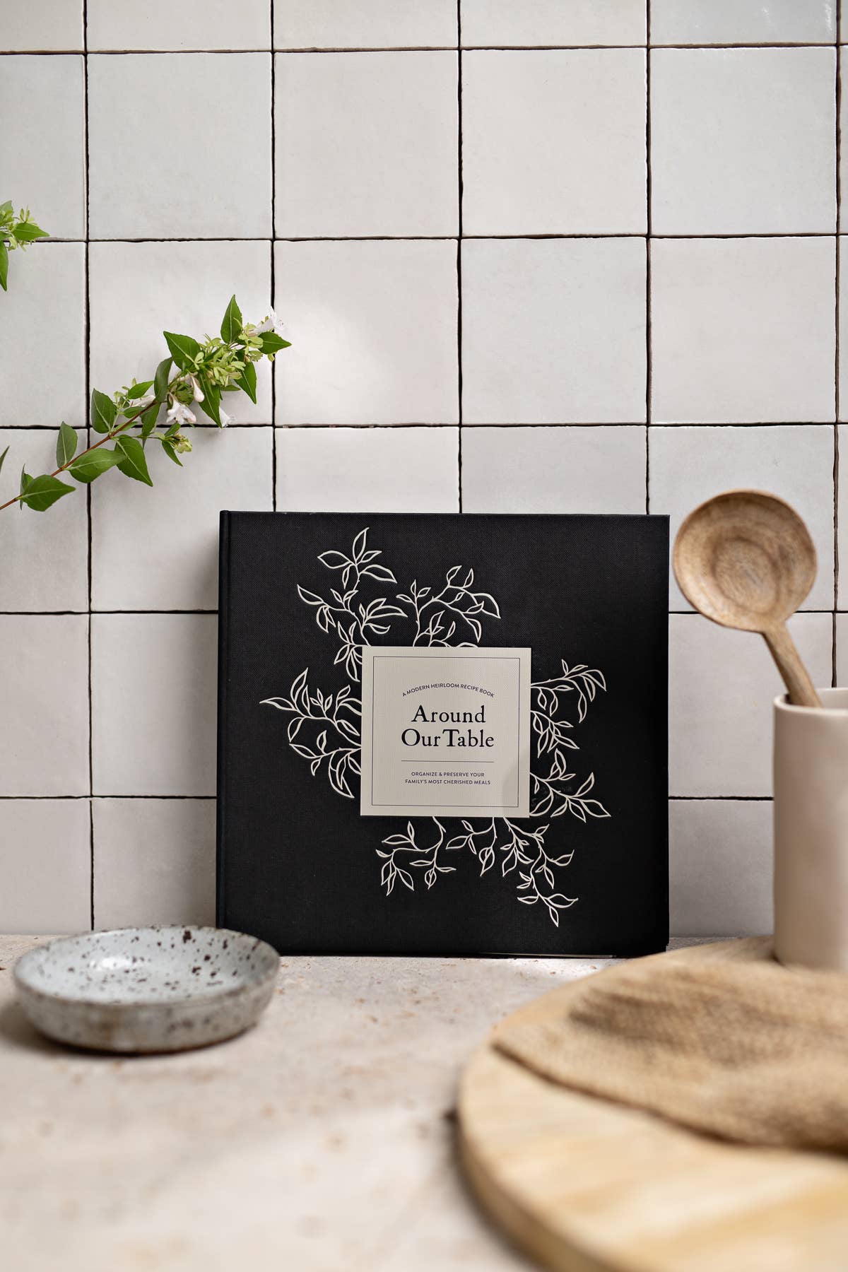 Around Our Table: Blank Recipe Book with Recipe Cards