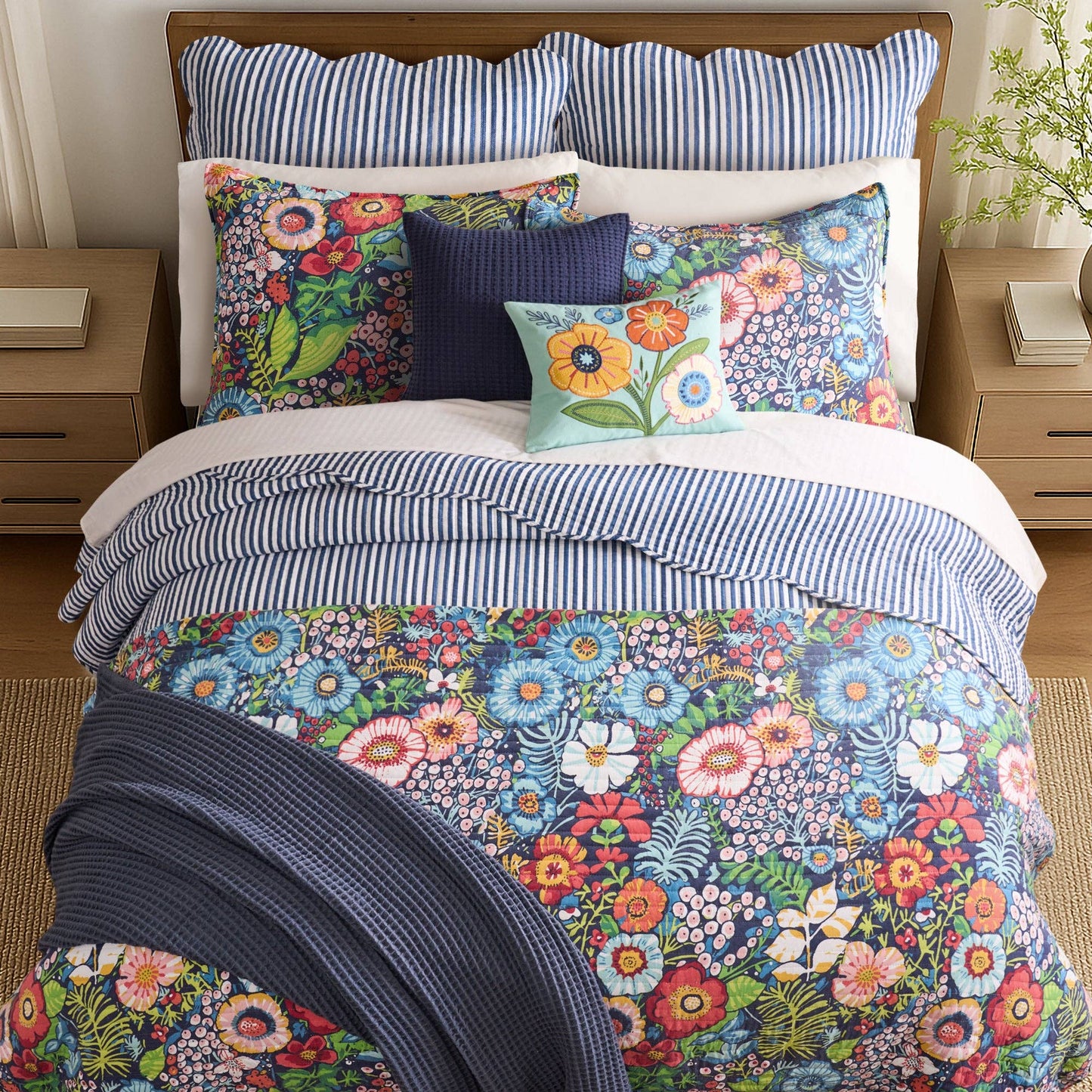 Martha Stripe Euro Sham Set of 2