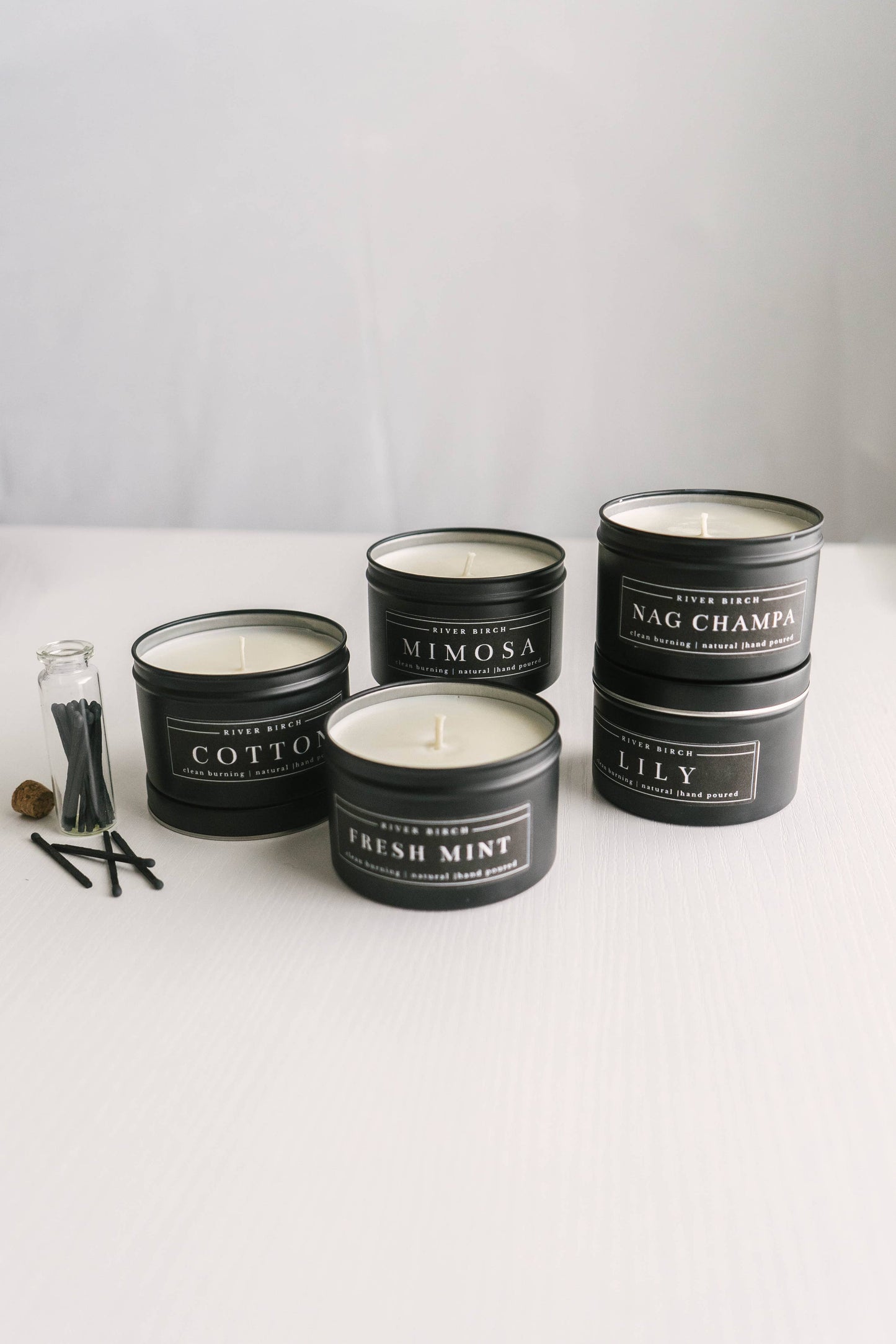 8oz Southern Oak - Black Tin Soy Candle