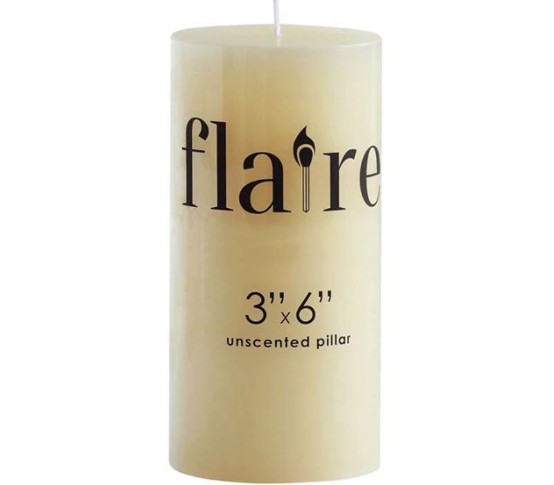 3x6 Flaire Candle Pillar