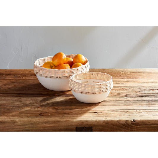 Rattan Rim Bowl