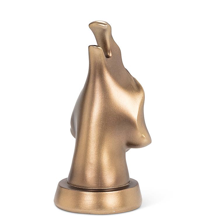 Dog Face Eyeglass Holder-Bronze-6"H-1693