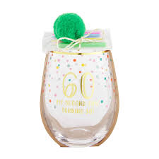 40th Birthday Wine Glass Set