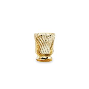 Gold With Lines Mercury Votive