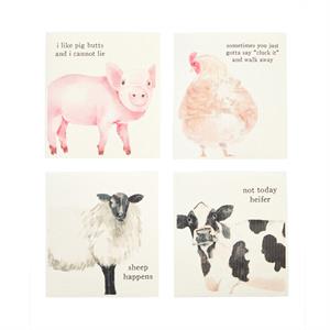 Farm Animal  Reusable Dishcloth [1 Piece}