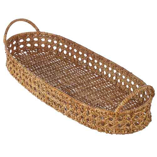 OVAL WOVEN TRAY