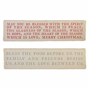 Everyday/Christmas Reversible Table Runner 1pc