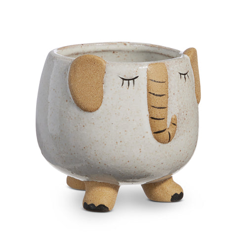 4" Elephant Cachepot