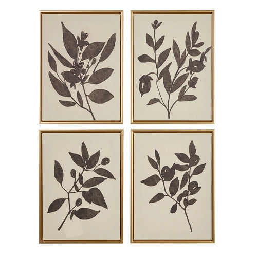 15.75" Olive Branch Framed Print