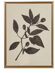 15.75" Olive Branch Framed Print