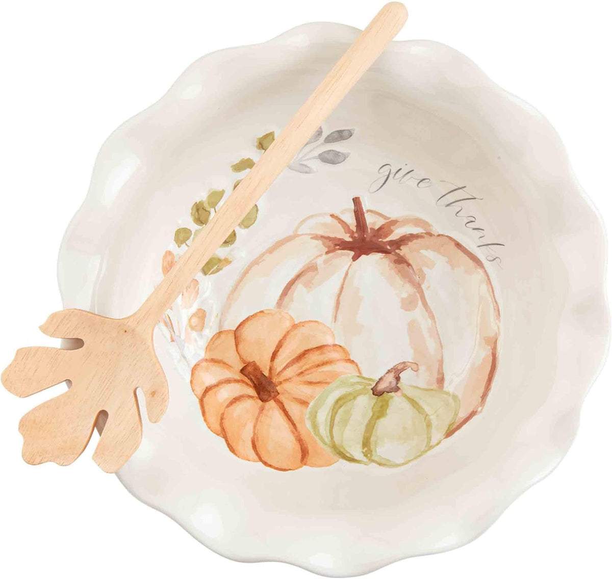 Watercolor Pumpkin Bowl