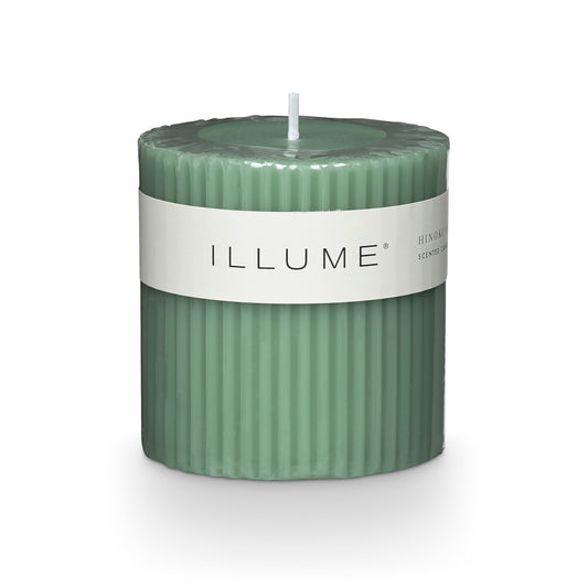 Hinoki Sage Small Fragranced Pillar Candle