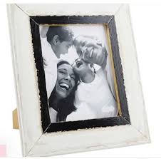 Large White & Black Frame