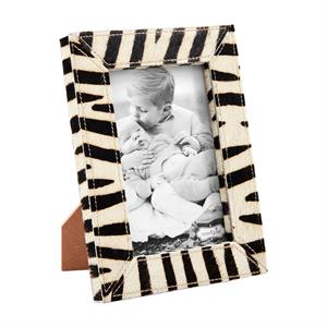 Small Zebra Mohair Frame