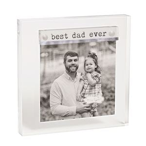 Best Dad Ever Mini Acrylic Frame