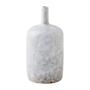 Medium White Long Neck Vase