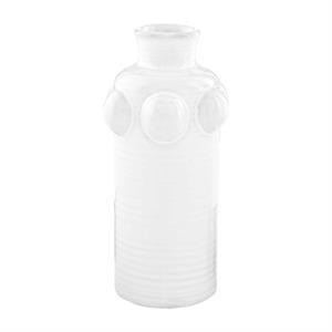 Top Rim Beaded Stem Vase