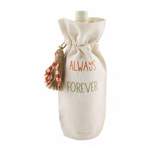 Always Thankful Thanksgiving Wine Bag