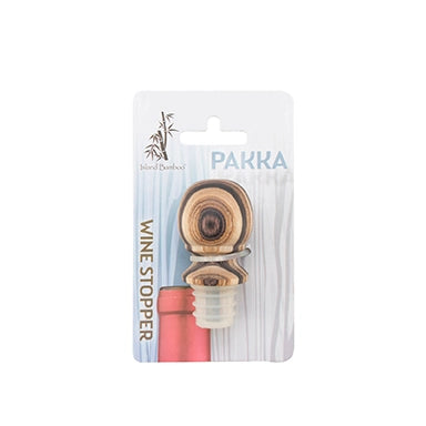 3" Natural Pakka Bottle Stopper