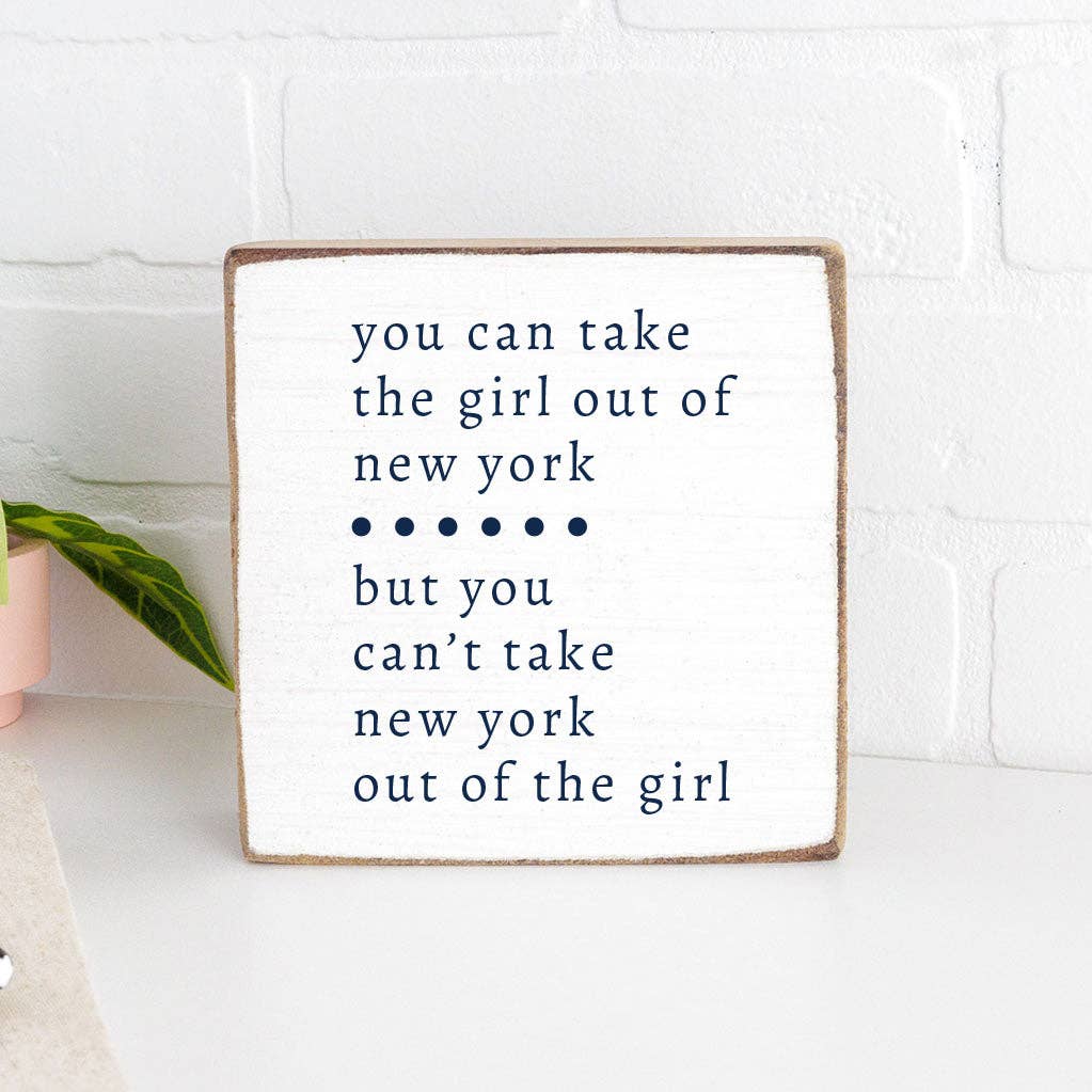 Can't Take The Girl Out Of Personalized Sign | Rustic Decor