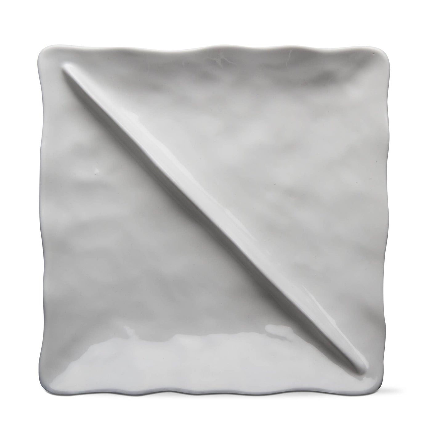 Formoso Divided Dish White Stoneware