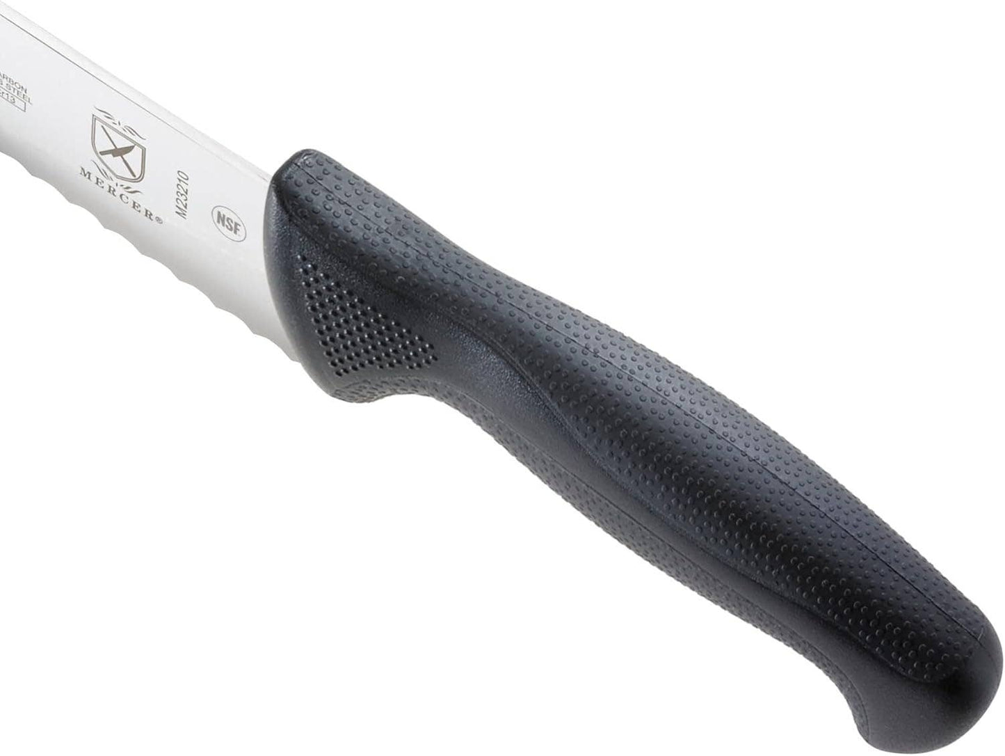Millennia Black Handle, 10-Inch Wide Wavy Edge, Bread Knife