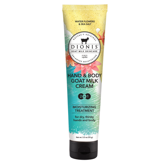 Dionis Water Flowers & Sea Salt Hand & Body Goat Milk Cream