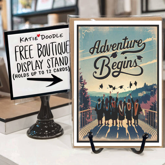 Adventure Begins  Graduation Card Graduation Gifts