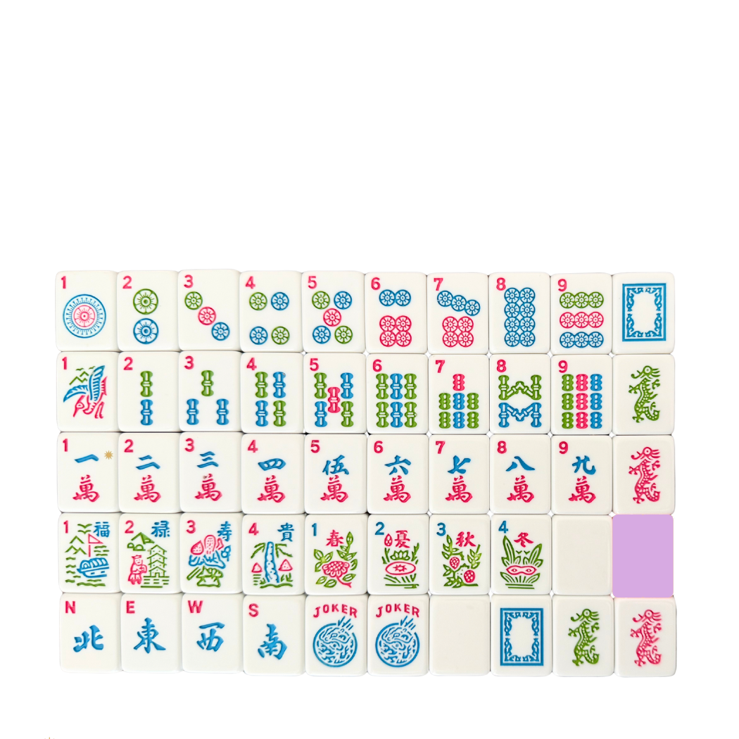 Mahjong Studios – American Mahjong Tile Set Lilac Bloom PREORDER