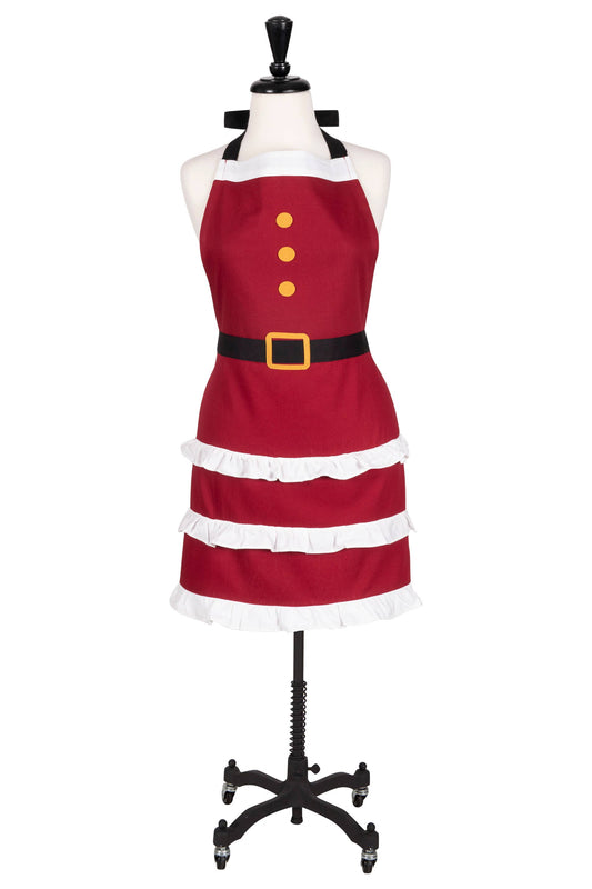 Mrs. Claus Queen Apron - 32" x 36"