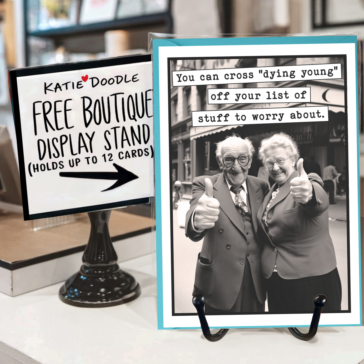 Funny Cards, Birthday Card Unique - Grandma, Grandpa