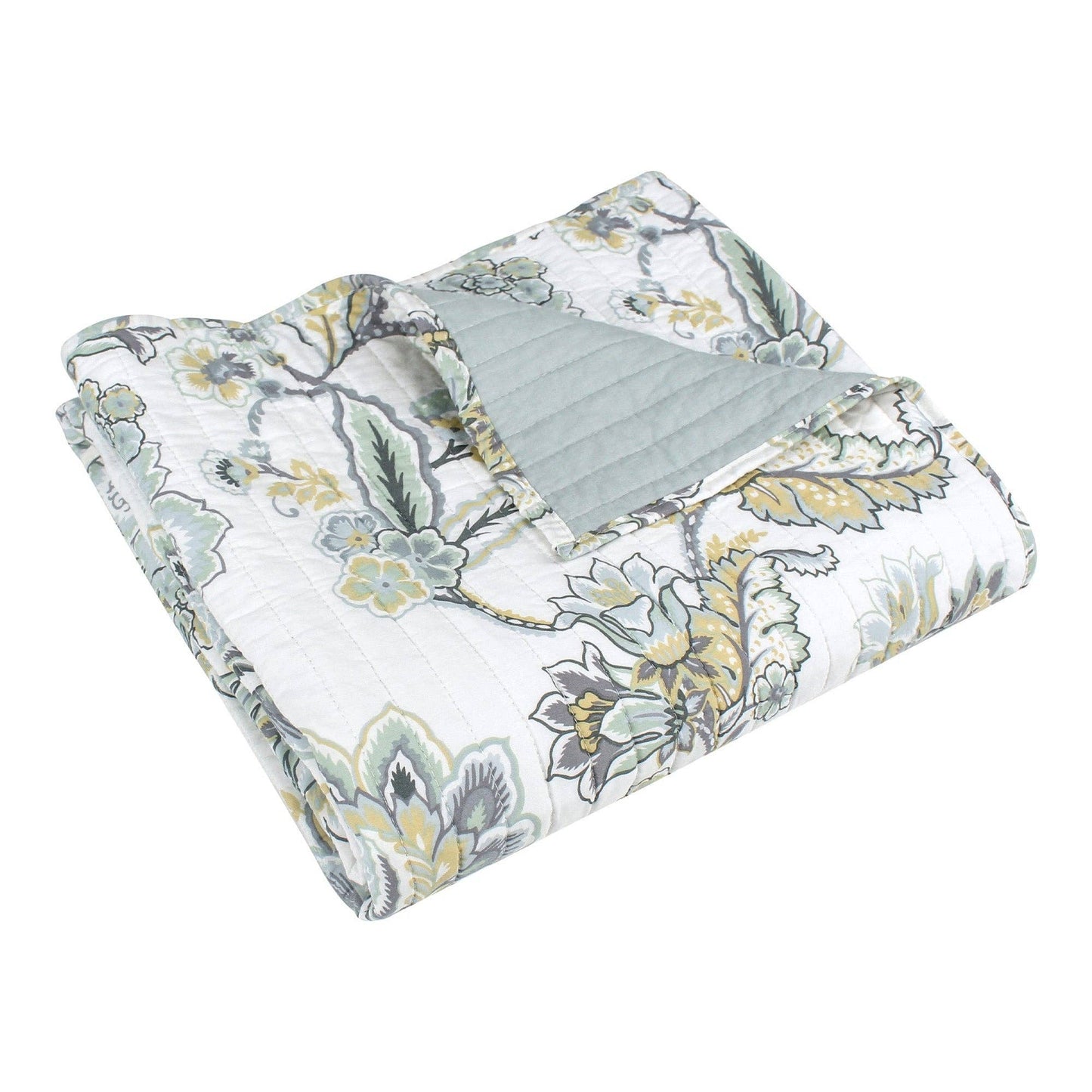 Ophelia Quilted Throw: Spa