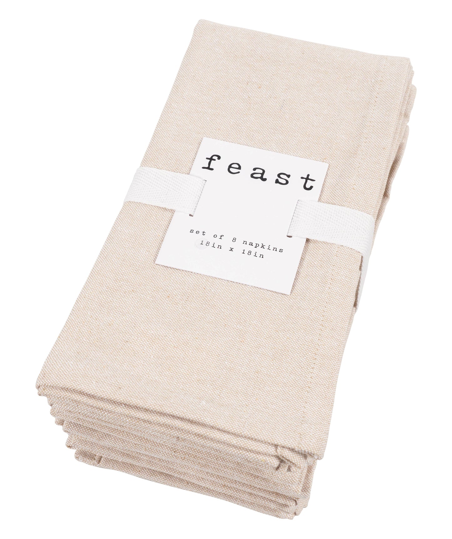 Overbrook Chambray Napkin Set Of 8: Gray