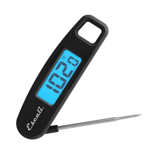 Escali Compact Folding Digital Thermometer: Black