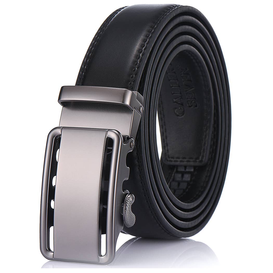 Classic Bilinear  Leather Ratchet  Belt