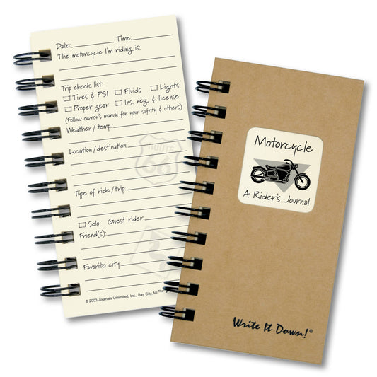 Mini -  Motorcycle Journal (Kraft)