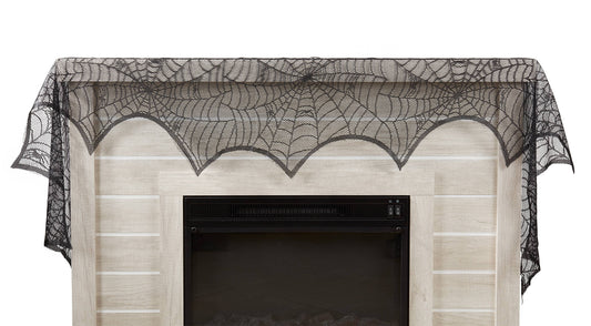 Spiderweb Net Fireplace Scarf