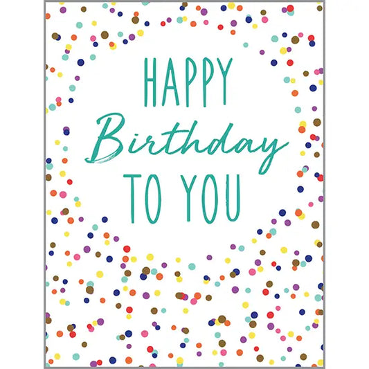 Birthday Greeting Card - Birthday Dots