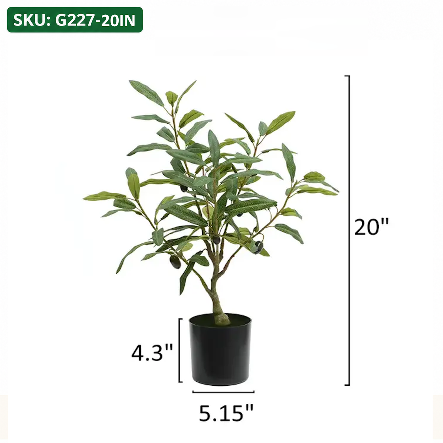 Artificial Realistic Olive Trees-13 sizes