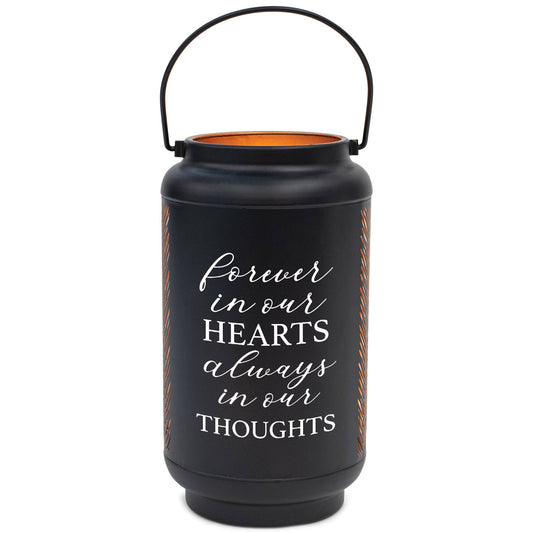Lantern Forever In Hearts Large Black