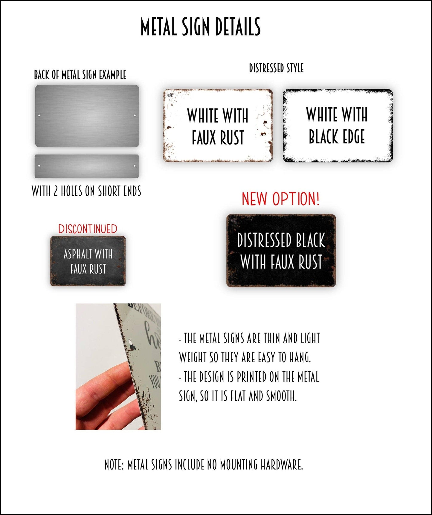 What Happens On The River Stays On The River Sign: White With Faux Rust / 8" x 12" w/Holes As Shown