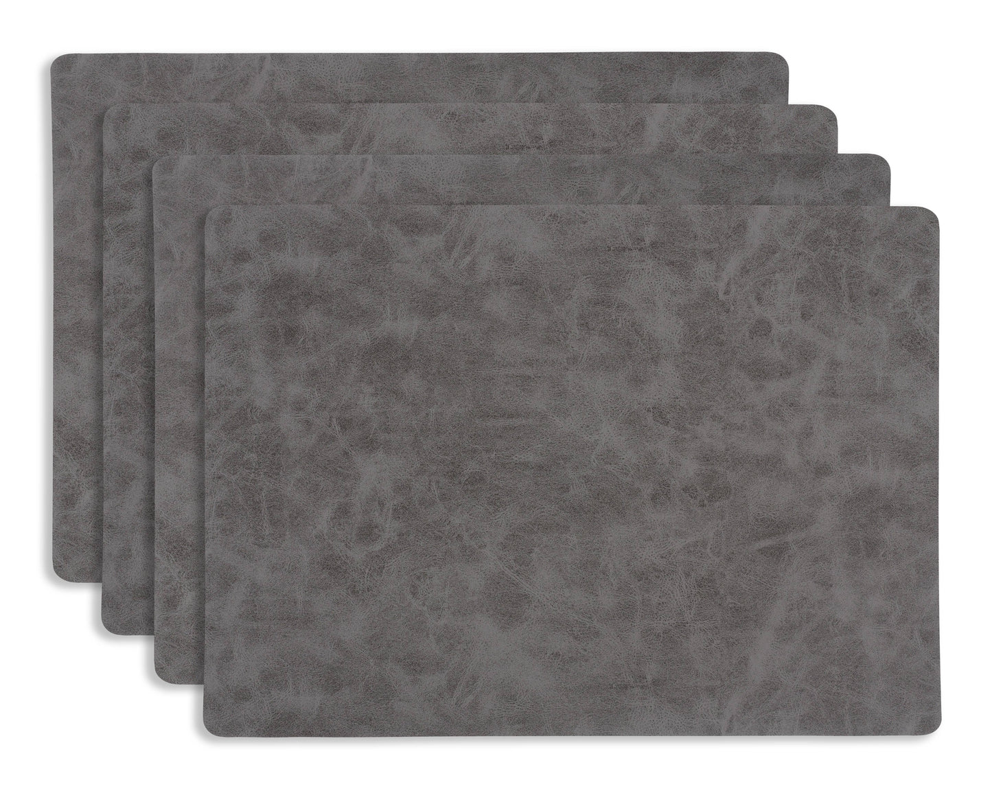 KAF Home Santiago Faux Leather Placemat, 13" x 18": Caramel