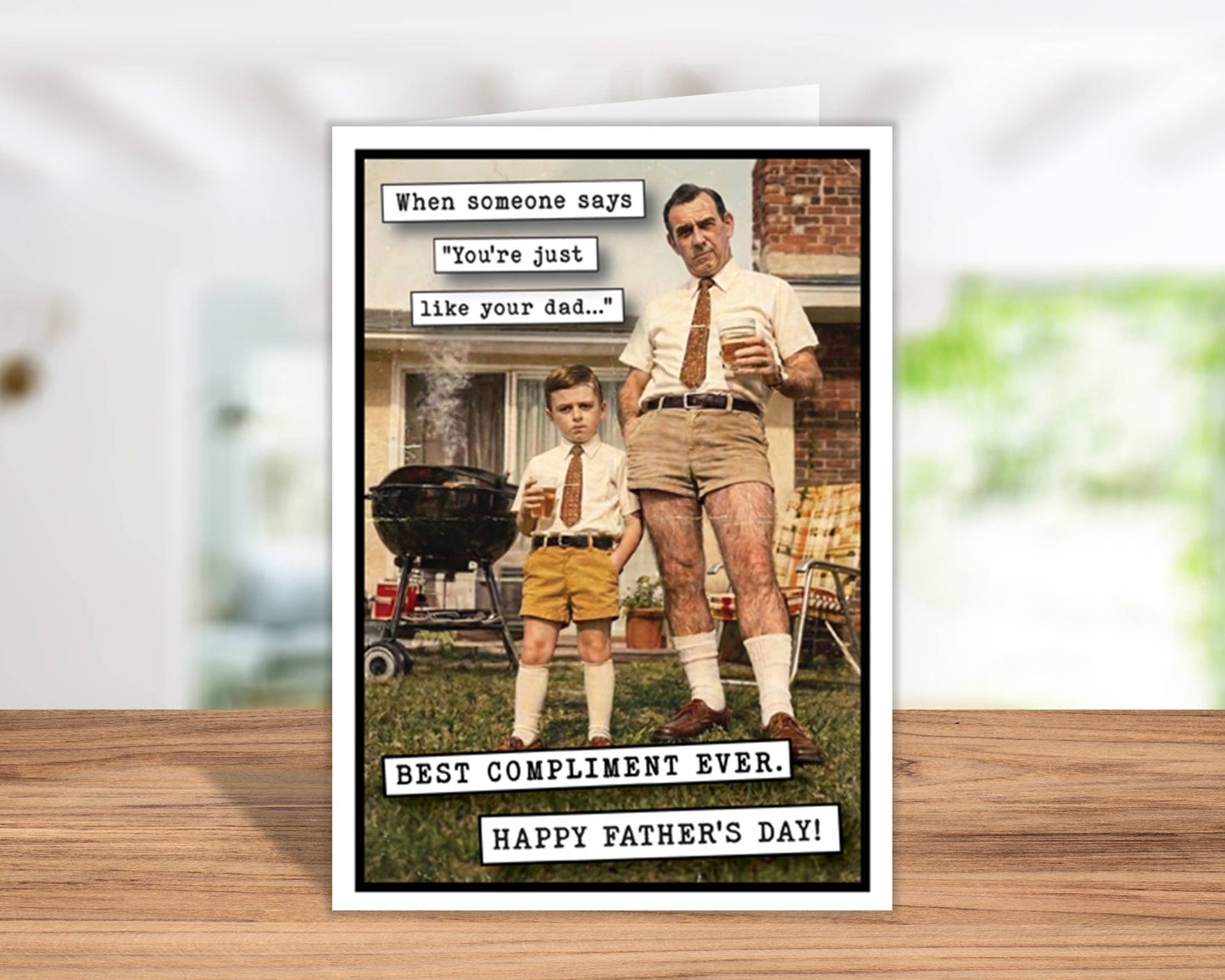 Like Your Dad  Fathers Day Card From Son, Men Gifts