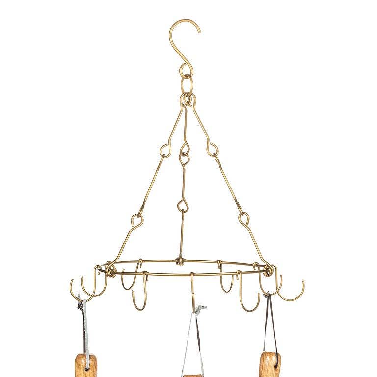 Round Hanger with 9 Hooks-13"D