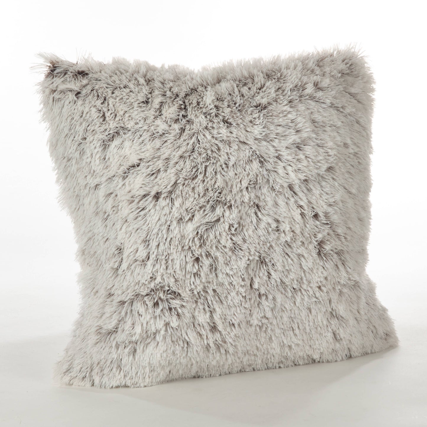 Juneau Collection Two-Tone Faux Fur Throw Pillow