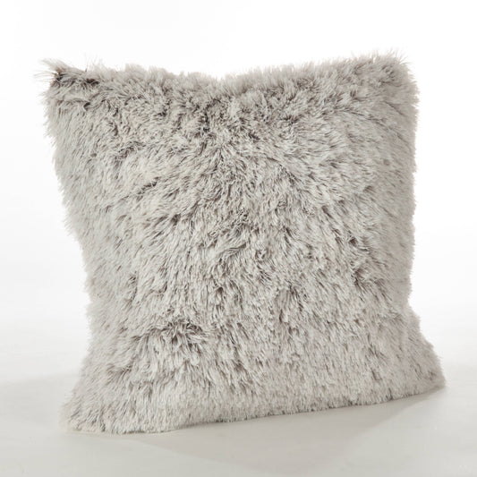 Juneau Collection Two-Tone Faux Fur Throw Pillow