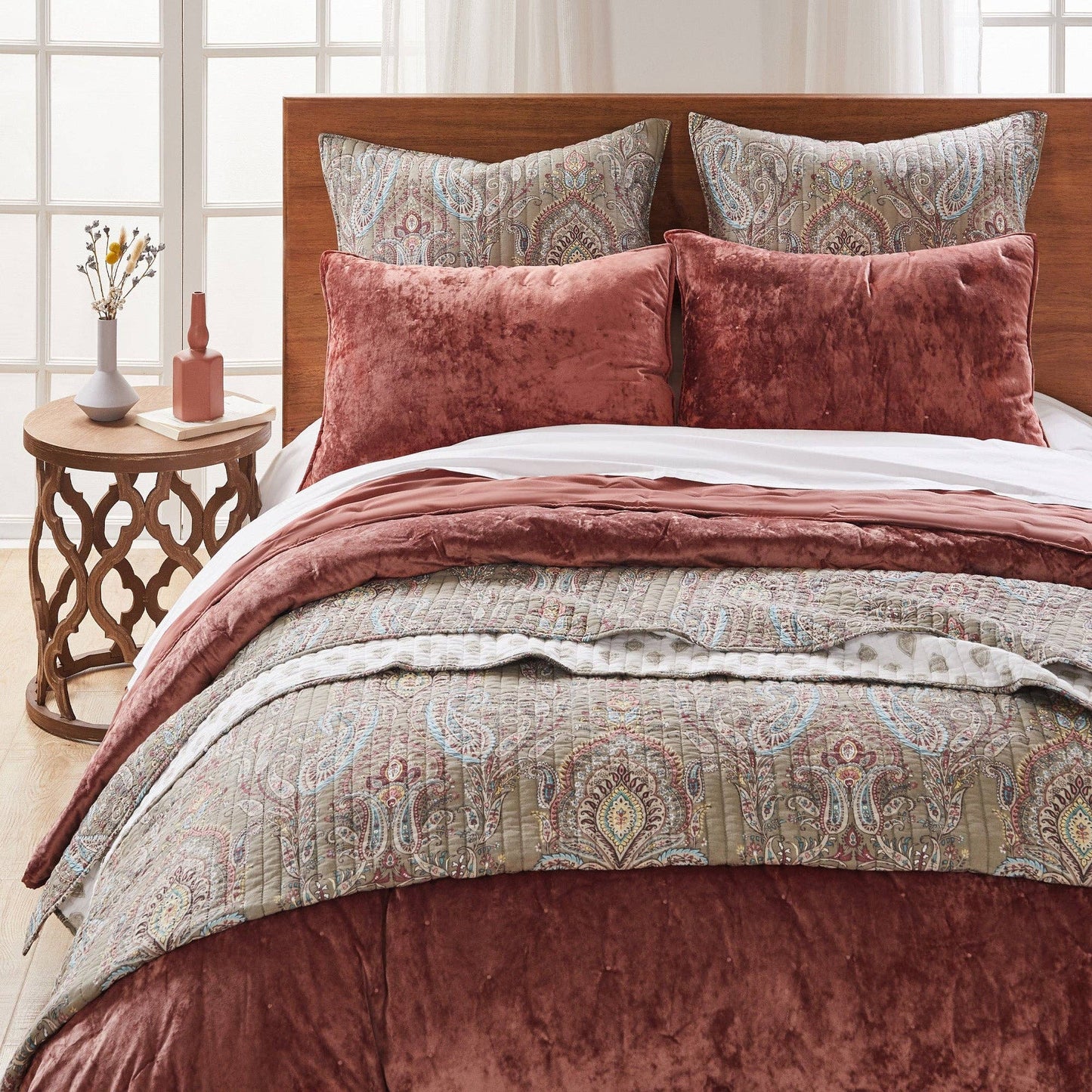 Abruzzi Velvet Spice Quilt